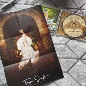 Taylor Swift Fearless CD and Poster Set - White and Gold